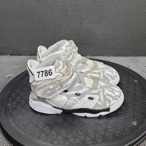 Jordan 6-17-23 Mid Shoes Toddler Sz 8 White Grey Athletic Trainers